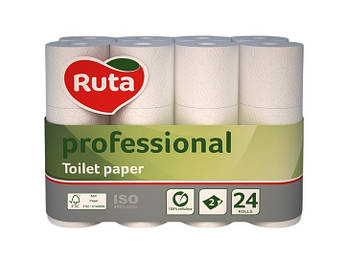 Папір туалетний двошаровий Ruta Professional M 24 рулони