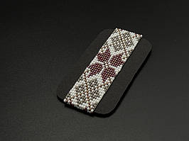 Браслет із бісеру в українському стилі різнокольоровий. 150х24мм