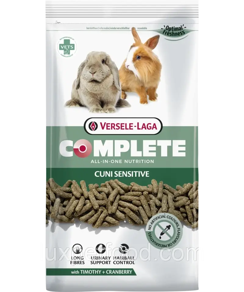 VERSELE-LAGA Cuni Sensitive Complete 1.75кг Верселе лага куні сенситів корм для чутливих мініатюрних кроликів