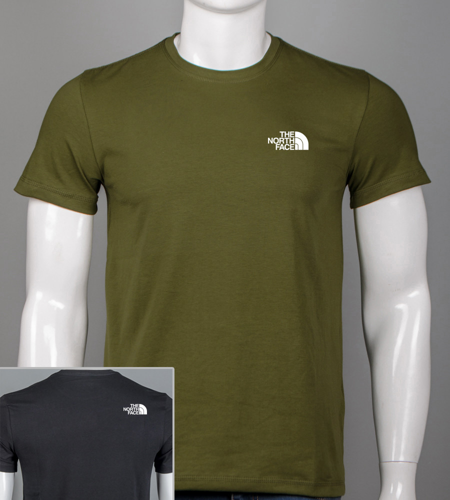Футболка чоловіча The North Face 2421м (Уп.4шт M-XXL), Хакі