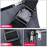 Сумка на пояс модна спортивна непромокальна поясна сумка тільки гуртом, фото 8