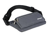 Сумка на пояс модна спортивна непромокальна поясна сумка тільки гуртом, фото 7