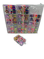 Набір міні резинок та заколок у коробці