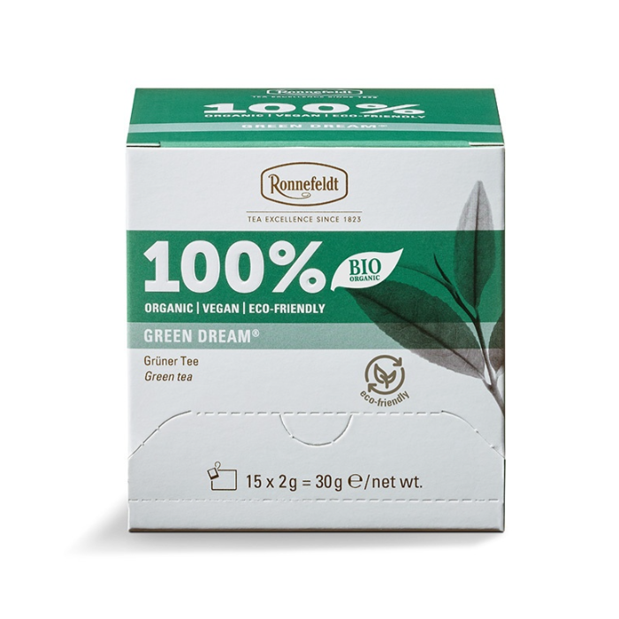 Зелений чай Ronnefeldt 100% Green Dream (15 х 2г)