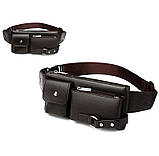 Оптова чоловіча сумка через плече, нагрудна сумка, поясна сумка шкірозам'янчик гуртом, фото 4
