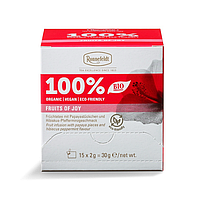 Фруктовий чай Ronnefeldt 100% Fruits of Joy з шматочками папайї та м'ятним ароматом гібіскуса (15 х 2г)