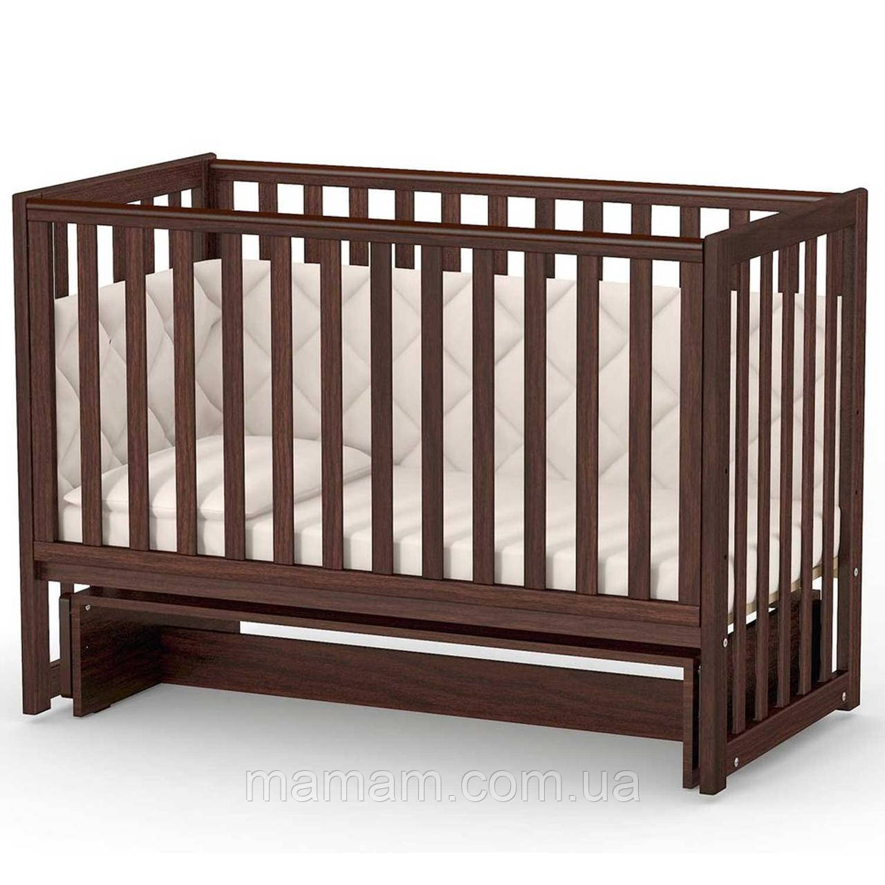Ліжечко дитяче Верес Соня ЛД13 Горіх зі знімними спицями, фото 1