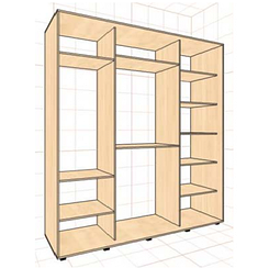 Шафа-купе Модерн-05 Алекса шафа розсувна 3 двері купити в Одесі, Україні