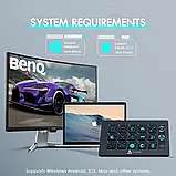 Ajazz AKP153 аналог Stream Deck, настільний контролер, візуальна клавіатура — Чорний, фото 7