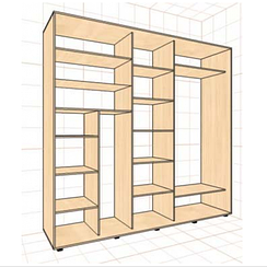 Шафа-купе Модерн-06 Алекса шафа розсувна 3 двері купити в Одесі, Україні