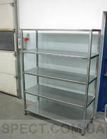 Стелажі з неіржавкої сталі