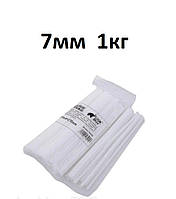 Стержні клейові для пістолетів, Діаметр: 7 мм, Довжина: 27 см 1 кг.