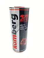 Олія моторна для 2-тактної техніки Kamberg червоне  1л (олія для бензопил та мотокос)