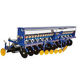 22-рядна дискова сівалка зернова професійна СЗ-22Т(3-точка, 3.3м, сошник 260 мм, бункер для міндобрив), фото 2