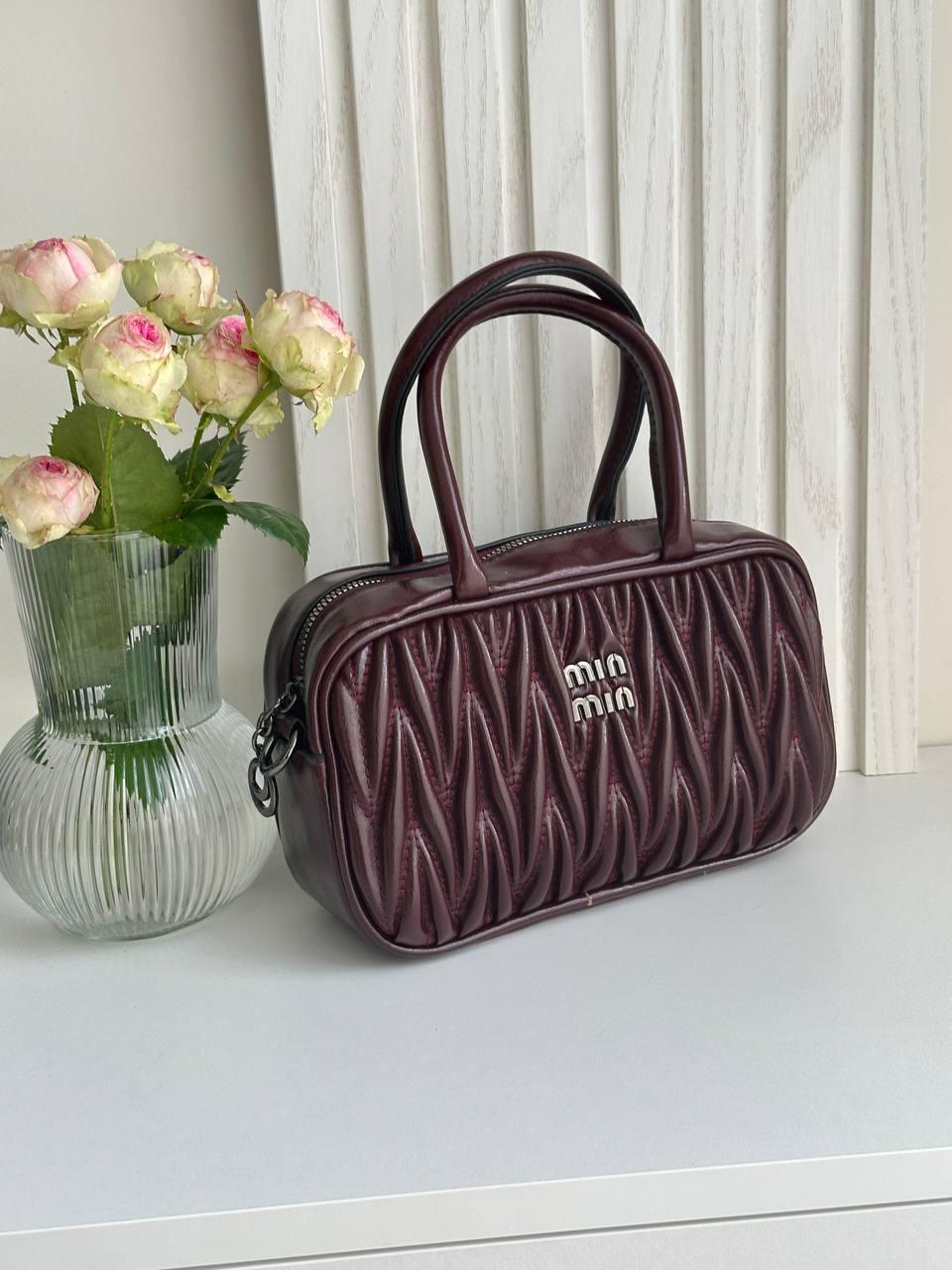 Жіноча сумка Miu Miu бордовий