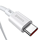 Кабель зарядний Baseus Superior Series Fast Charging Data Cable Type-C to Type-C 100W 20V 5A 1м Білий, фото 2