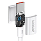 Кабель зарядний Baseus Superior Series Fast Charging Data Cable Type-C to Type-C 100W 20V 5A 1м Білий, фото 3