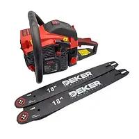 Бензопила DEKER DCS 52-18 шина 45см 18" 2шт