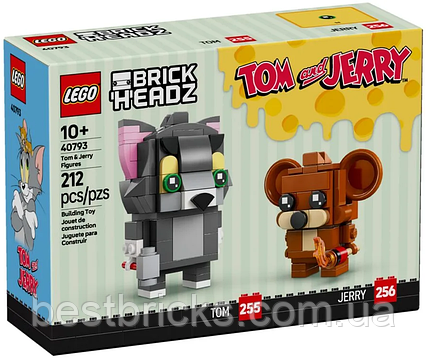 Конструктор Lego BrickHeadz Фігурки Тома та Джеррі 40793