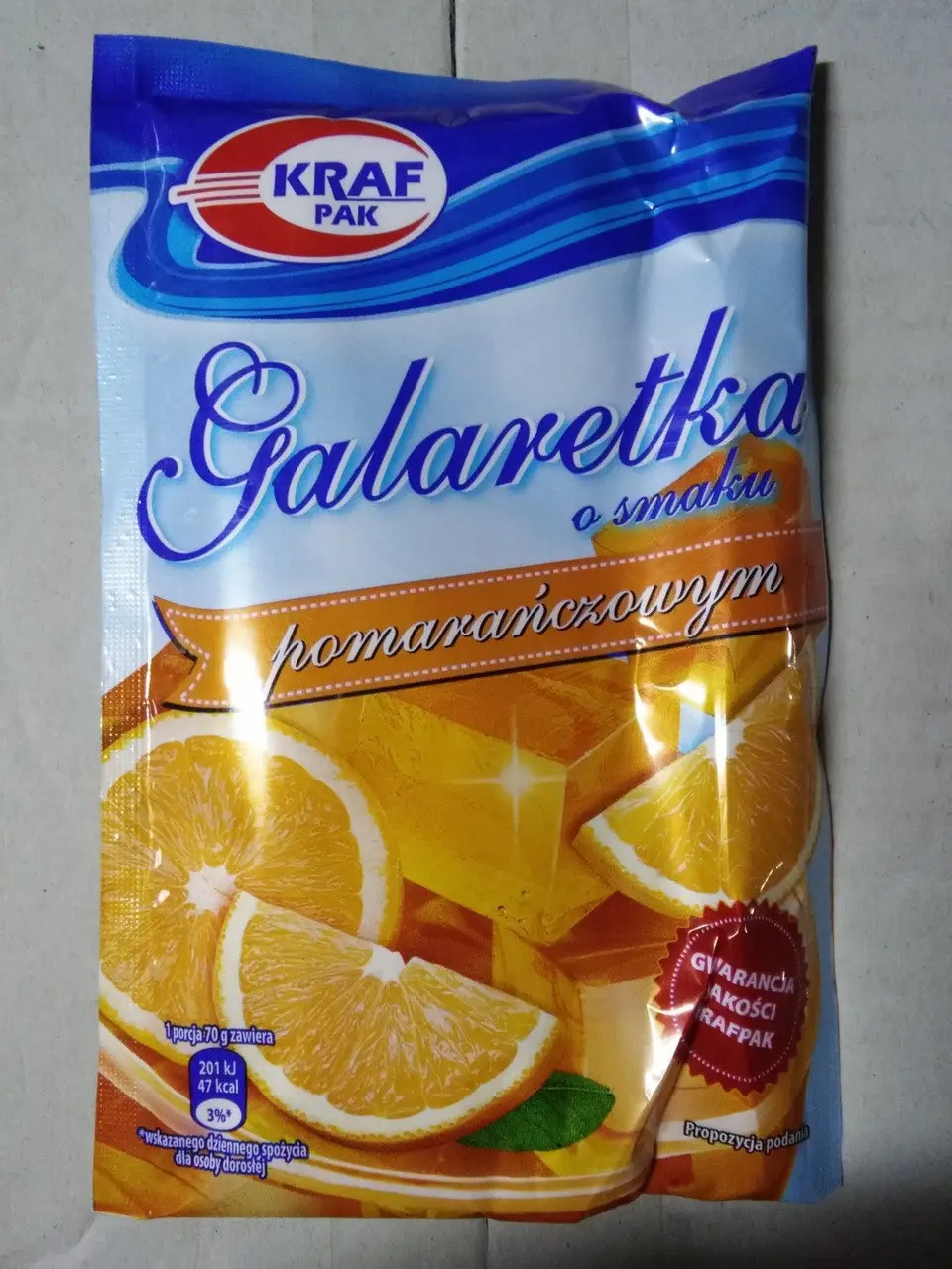 Желе Галеретка (Galaretka) апельсин від Kraw Pak 70g