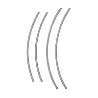 PTFE трубки тефлонові (комплект FAT006) для Bambu Lab AMS Lite — 580mm*2 + 700mm*2 (A1 mini), Grey