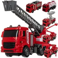 Автомобільний комплект - пожежна команда 6 автомобілів Kruzzel (24631)