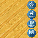 Самоклеючі 3D панелі для стін із поліпропілену рельєфна цегла золотий колір 290х350х6 мм декоративне покриття, фото 5