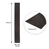 Самоклеючі 3D панелі для стін із поліпропілену чорного кольору 290х350 см для декору теплоізоляції оздоблення інтер'єру, фото 3