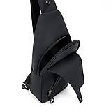 Чоловіча нагрудна сумка, модна спортивна водонепроникна сумка USB, сумка через плече, фото 6