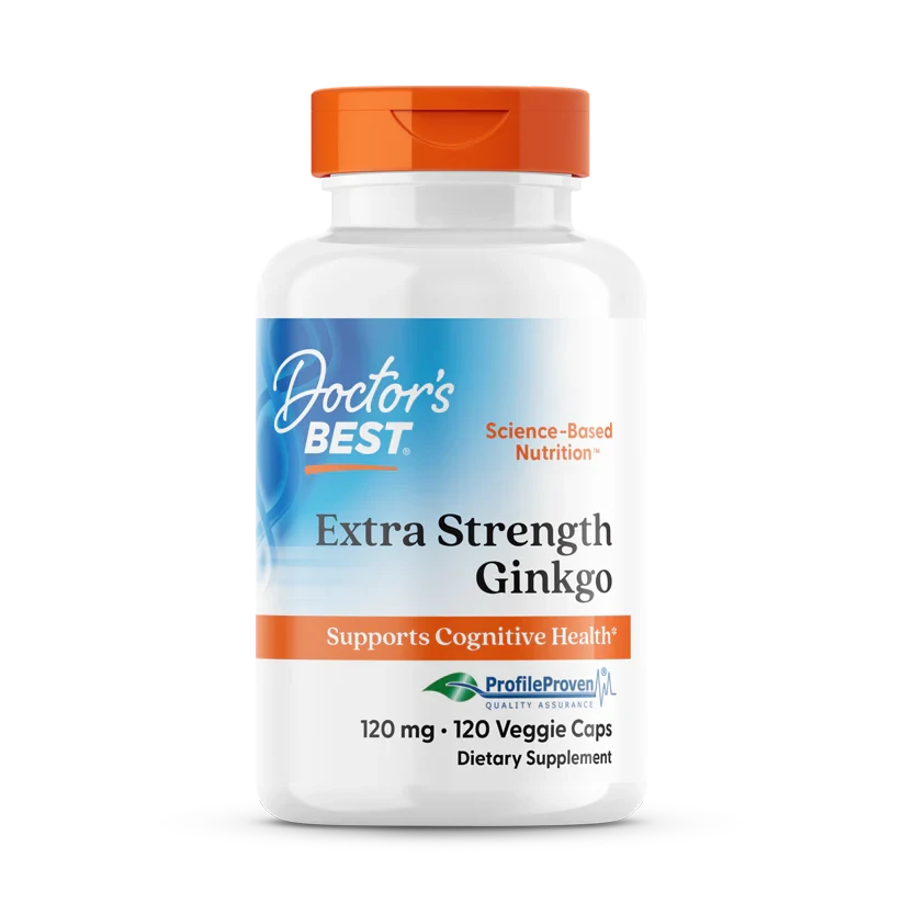 Doctor's Best Extra Strength Ginkgo 120 mg 120 капсул, фото 1