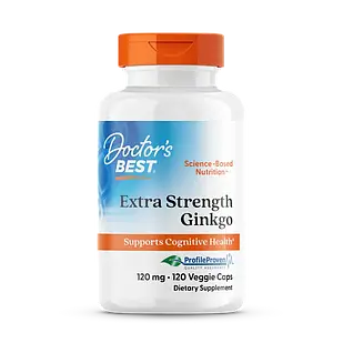 Doctor's Best Extra Strength Ginkgo 120 mg 120 капсул