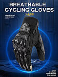 Мотоперчатки сенсорні унісекс Розмір М, фото 6