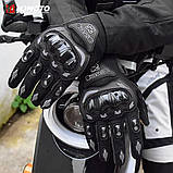 Мотоперчатки сенсорні унісекс Розмір М, фото 9