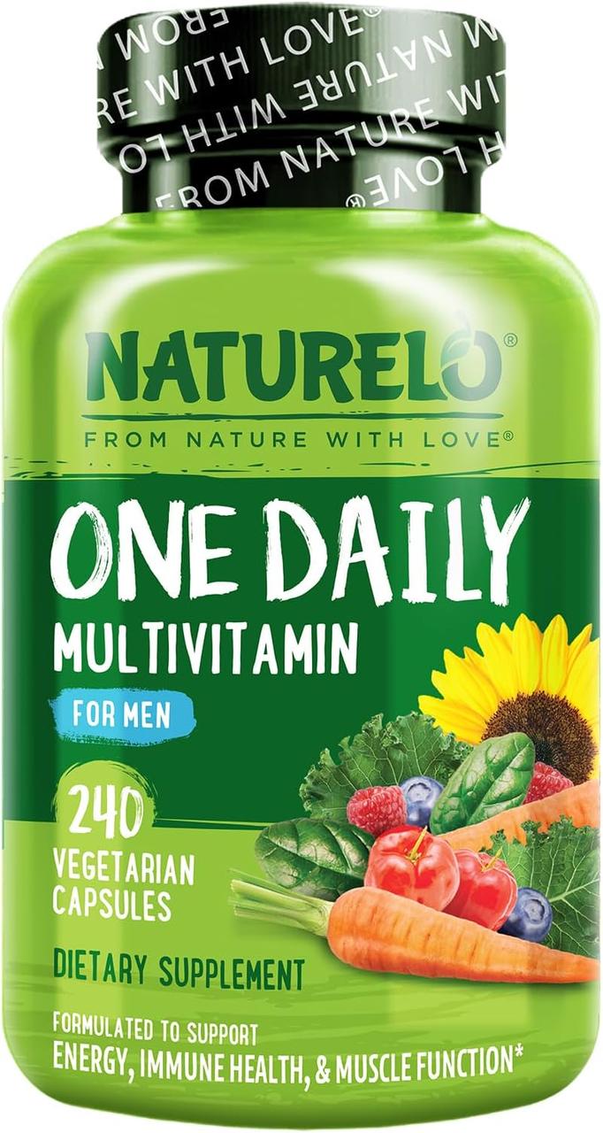 Комплекс вітамінів для чоловіків Naturelo One Daily Multivitamin For Men 240 капсул