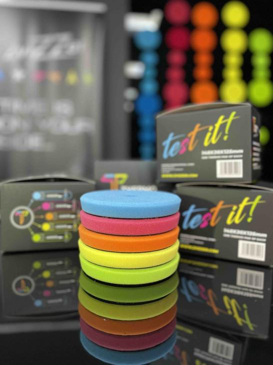 ZviZZer THERMO PADS Набір Detailaing BOX 90 мм із 5 полірувальних падів різної жорсткості ZV-BOX90