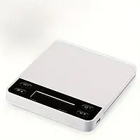 Кухонні електронні акумуляторні кавові ваги Coffee Scale HY-CFC01, 2000г/0.1г, з силіконовою накладкою