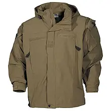 Куртка легка MFH SoftShell GEN III Level 5 Coyote
