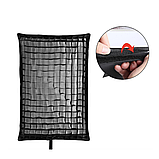 Комплект студійного світла Софтбокс із сотами 50х70 см + лампа 40W + міцний штатив 240 см, фото 6