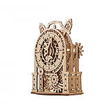 Дерев'яний механічний 3D конструктор Ugears Вінтажний будильник (70163), фото 4