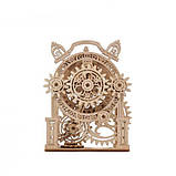 Дерев'яний механічний 3D конструктор Ugears Вінтажний будильник (70163), фото 7