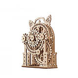 Дерев'яний механічний 3D конструктор Ugears Вінтажний будильник (70163), фото 9