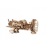 Дерев'яний механічний 3D конструктор Ugears Літак Бешений Шершень (70183), фото 4