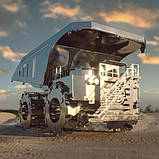 Колекційна модель-конструктор Metal Time Quarry Transporter Кар'єрний самоскид механічний (MT014), фото 6