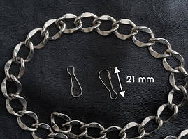 Карабін для ключів. 21мм