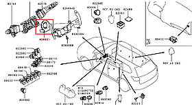 Датчик положения руля MITSUBISHI 8651A115