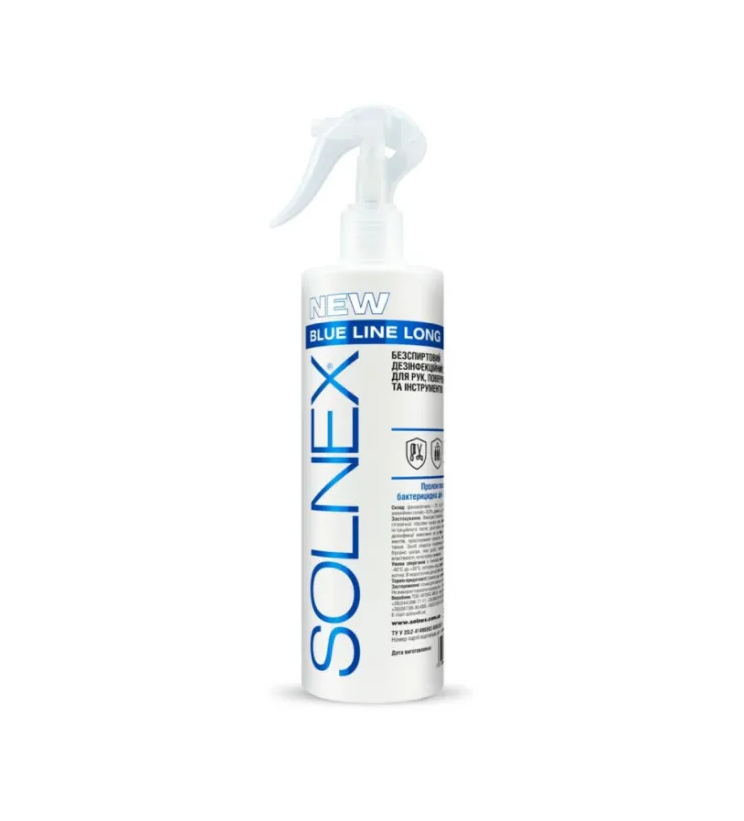 Антисептик SOLNEX Blue Line Long (500 ml)