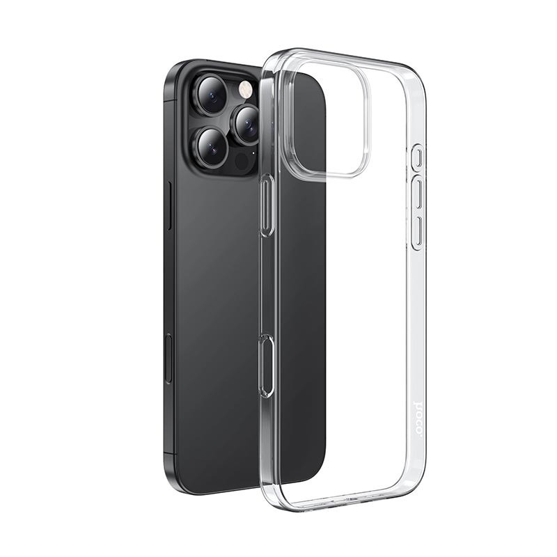 Чохол для телефону HOCO для iPhone 16 Pro Light series TPU case Прозорий