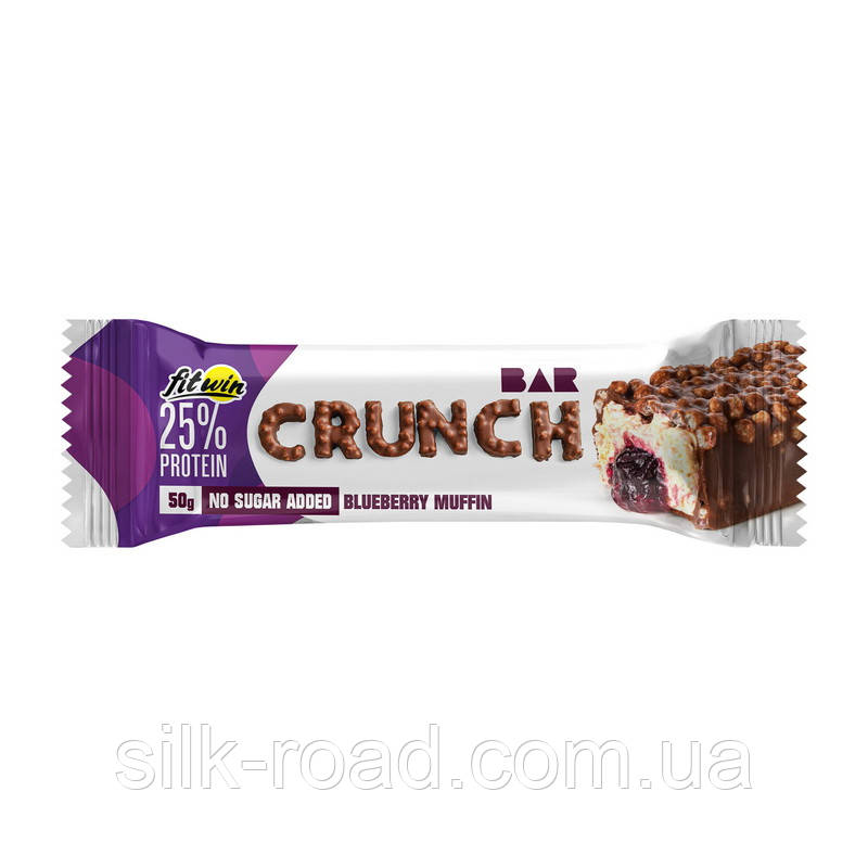 Crunch Bar No Sugar Added (50 g, blueberry muffin)