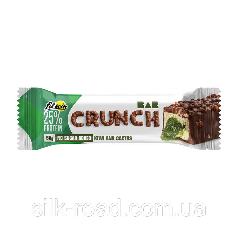 Crunch Bar No Sugar Added (50 g, kiwi and cactus)