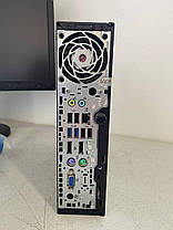 Б/в ПК+Монітор неттоп HP EliteDesk 800 G1 USFF| i5-4690S| 8GB RAM| 240GB SSD| HD 4600+LG 23MB35PY-B 23" 1920x1080, фото 3
